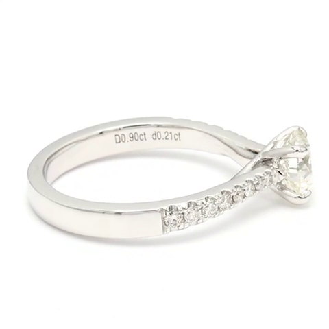 0.9ct Celine Size 6.5 White Frame 8