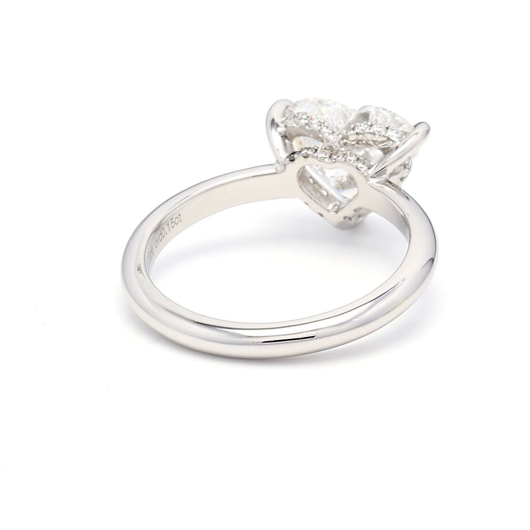 2.72ct Hailey Size 6.5 White Frame 6