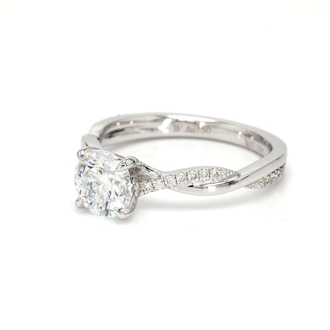 1.07ct Yves Size 6.5 White Frame 2