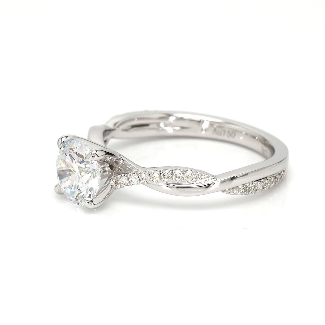 1.07ct Yves Size 6.5 White Frame 3