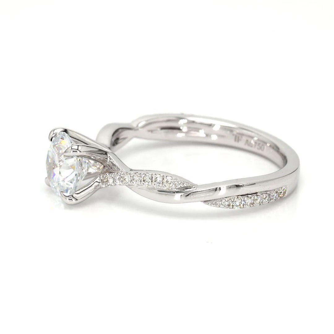 1.07ct Yves Size 6.5 White Frame 4