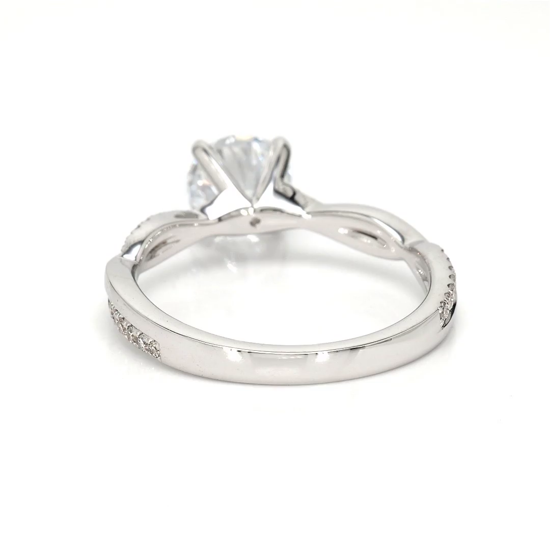 1.07ct Yves Size 6.5 White Frame 10