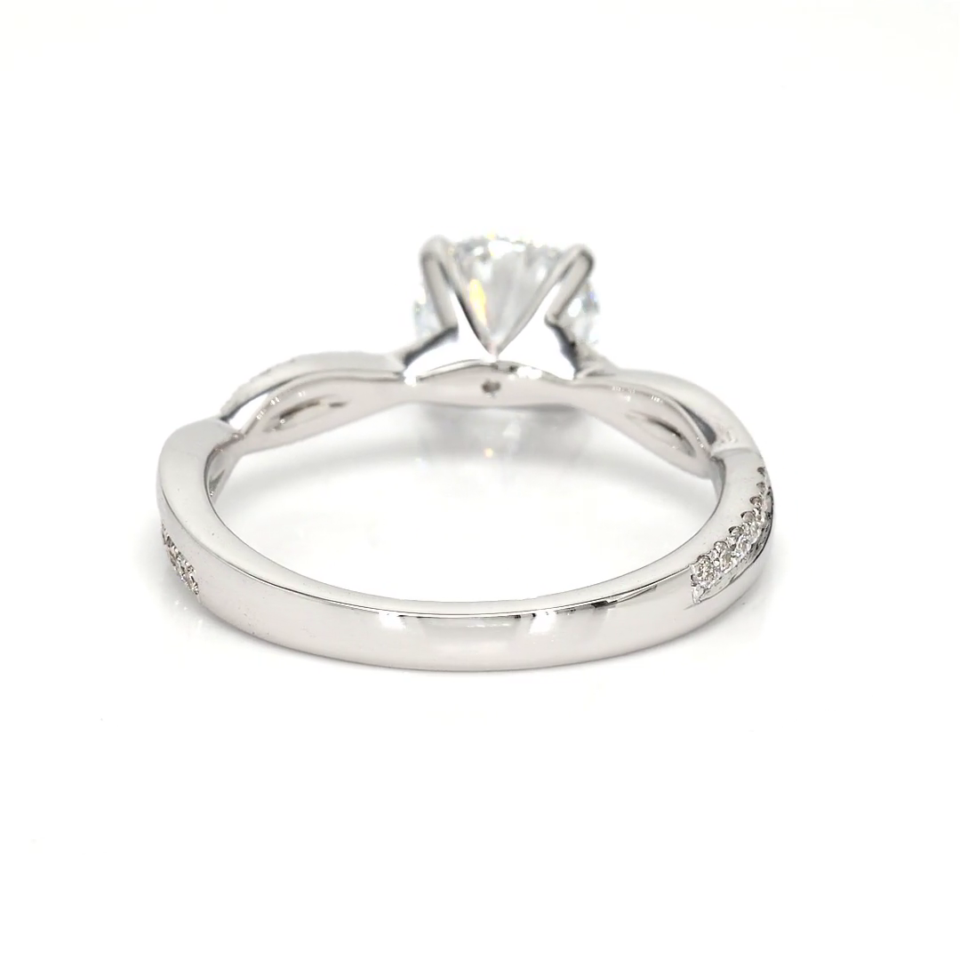 1.07ct Yves Size 6.5 White Frame 11