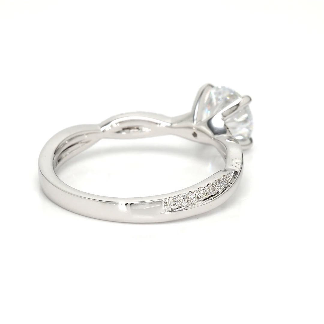 1.07ct Yves Size 6.5 White Frame 13