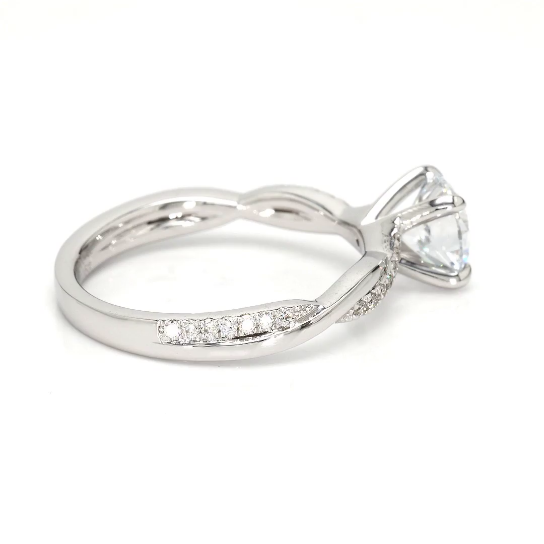 1.07ct Yves Size 6.5 White Frame 15