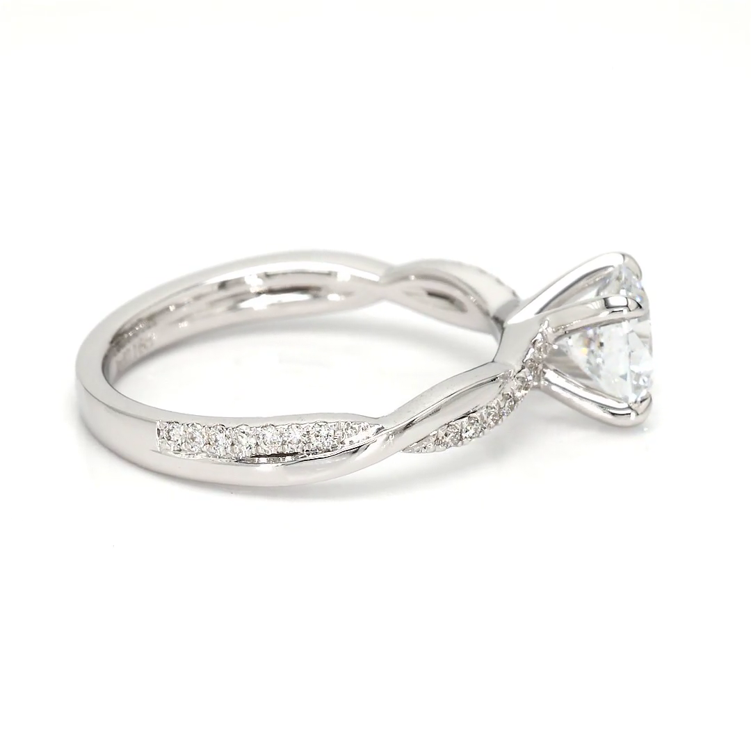 1.07ct Yves Size 6.5 White Frame 16
