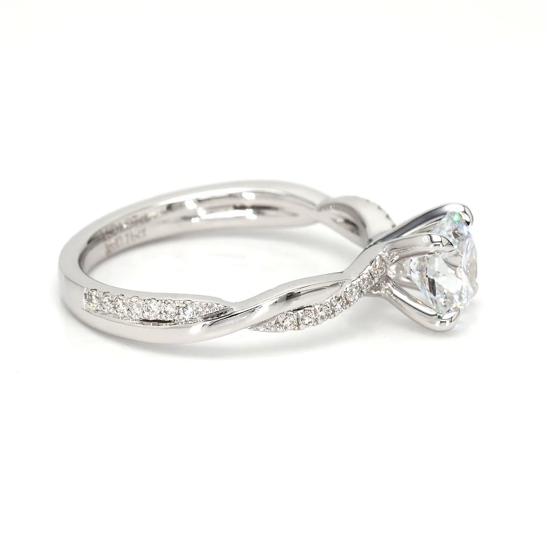 1.07ct Yves Size 6.5 White Frame 17