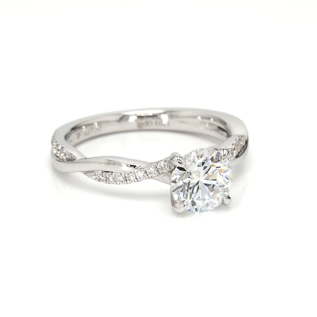 1.07ct Yves Size 6.5 White Frame 20