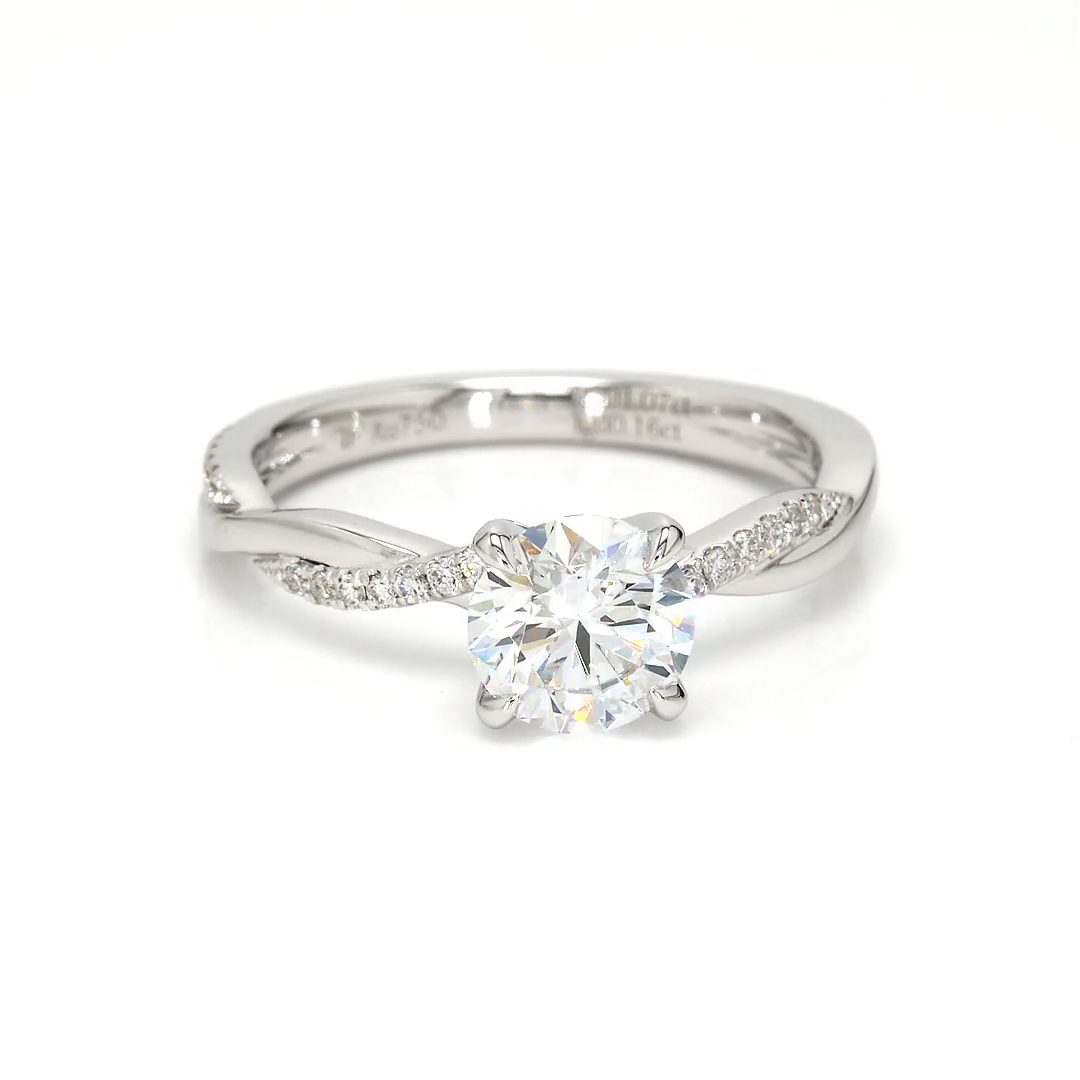 1.07ct Yves Size 6.5 White Frame 21