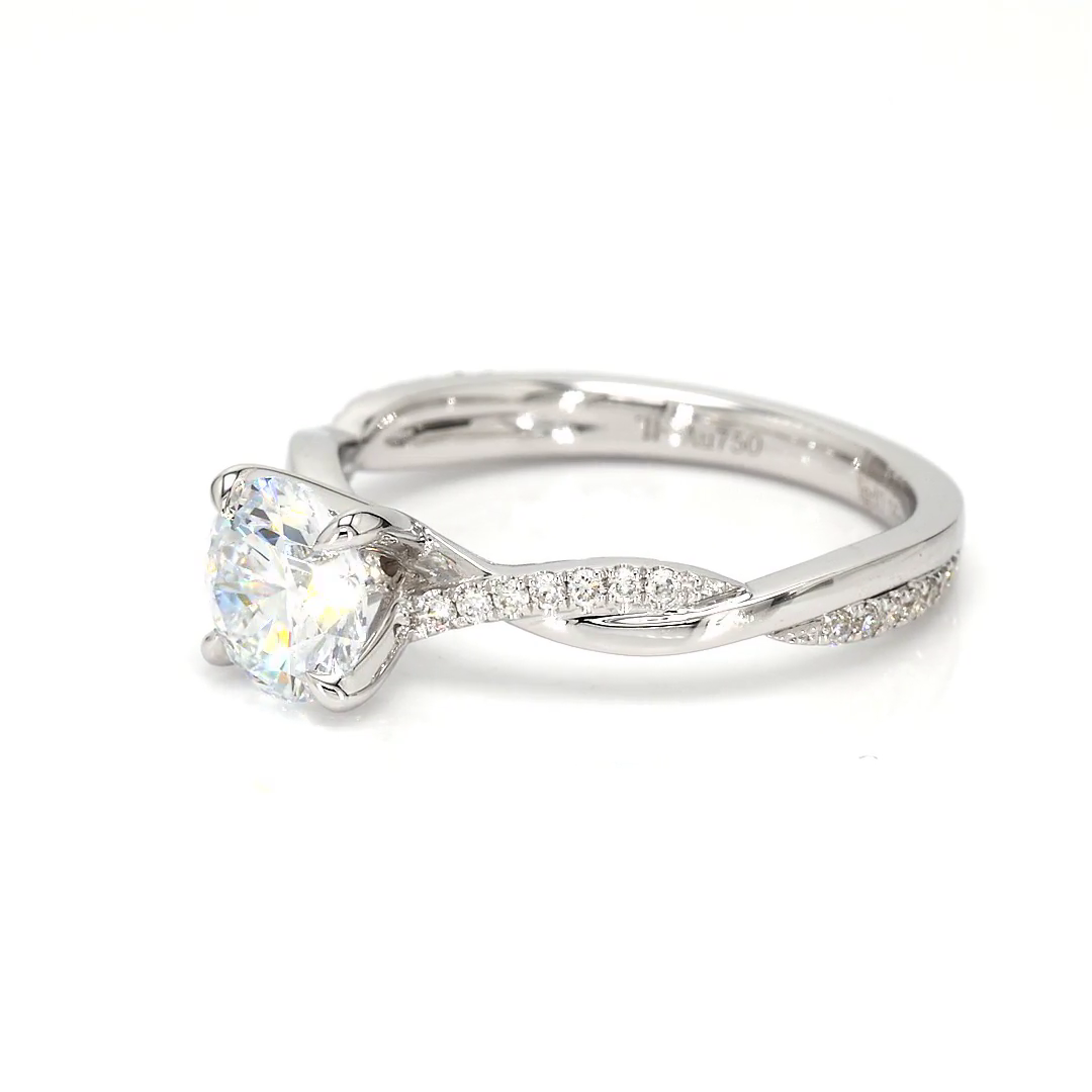 1.07ct Yves Size 6.5 White Frame 24