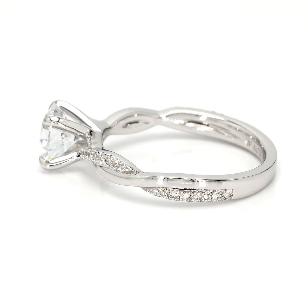 1.07ct Yves Size 6.5 White Frame 27
