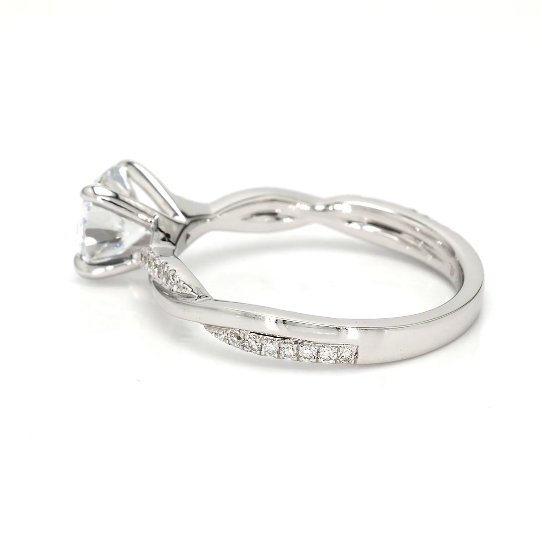 1.07ct Yves Size 6.5 White Frame 28