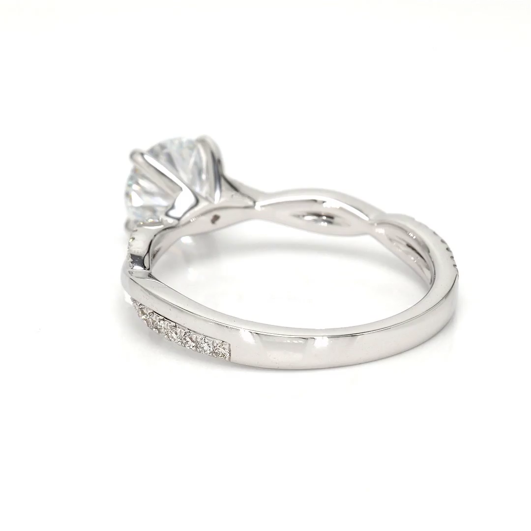 1.07ct Yves Size 6.5 White Frame 30