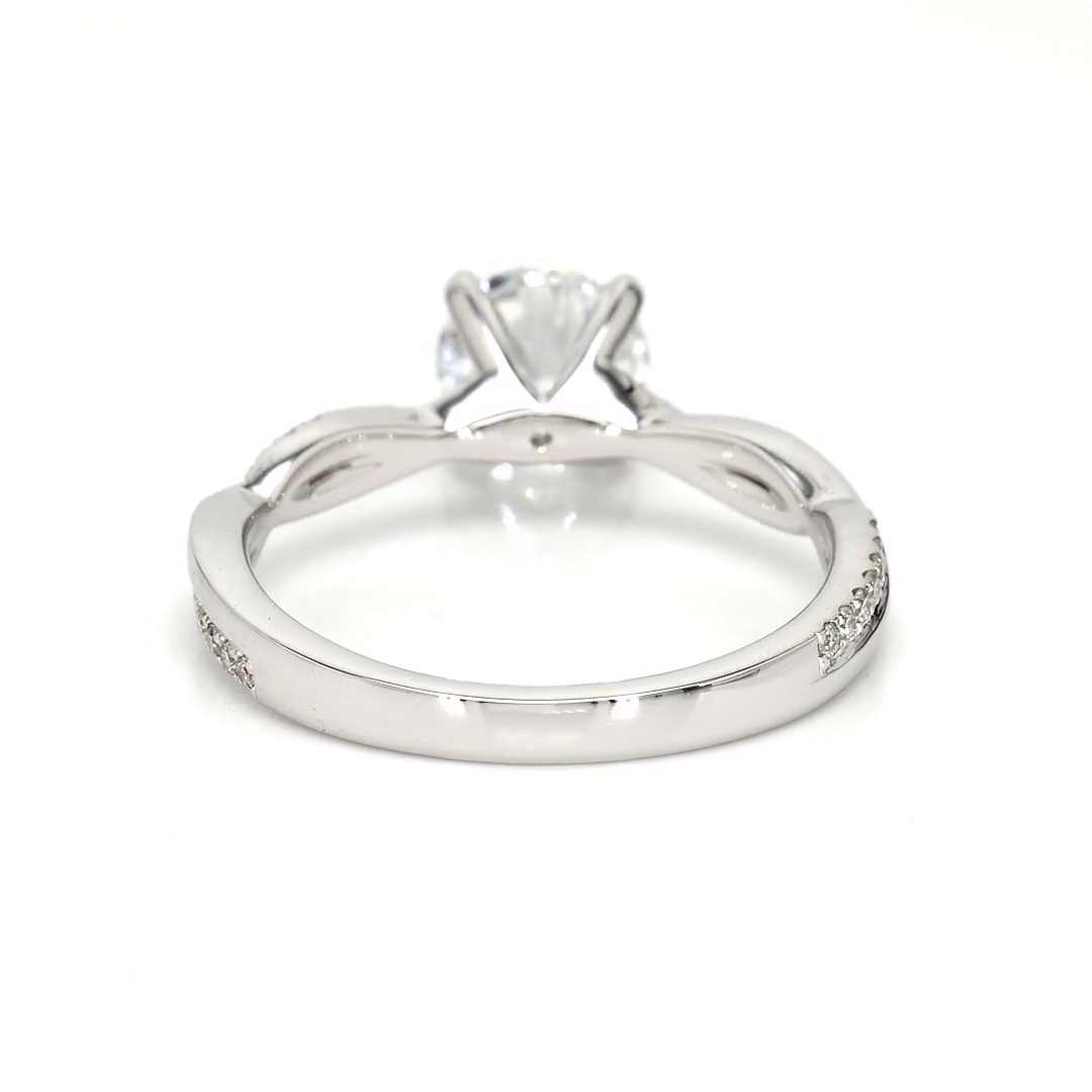 1.07ct Yves Size 6.5 White Frame 32