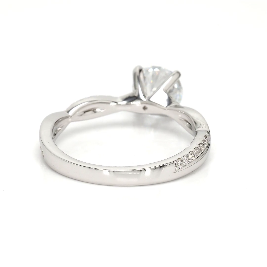1.07ct Yves Size 6.5 White Frame 33