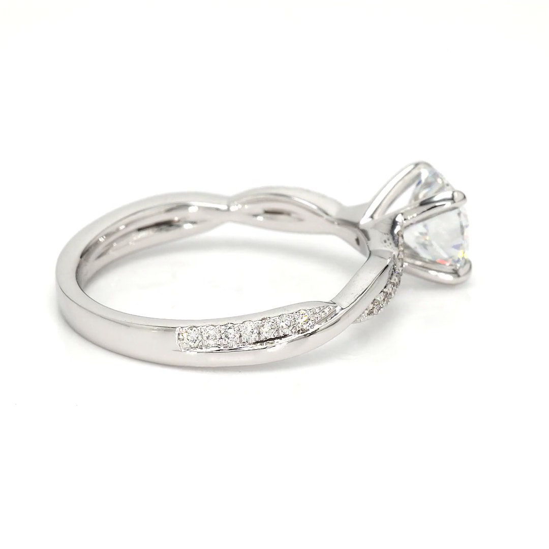 1.07ct Yves Size 6.5 White Frame 36