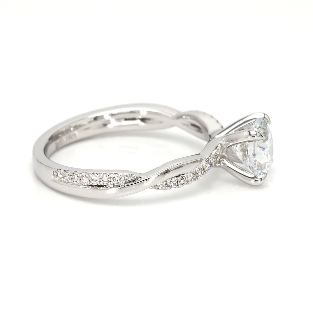 1.07ct Yves Size 6.5 White Frame 38