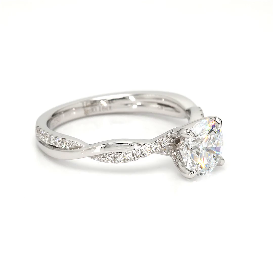 1.07ct Yves Size 6.5 White Frame 40