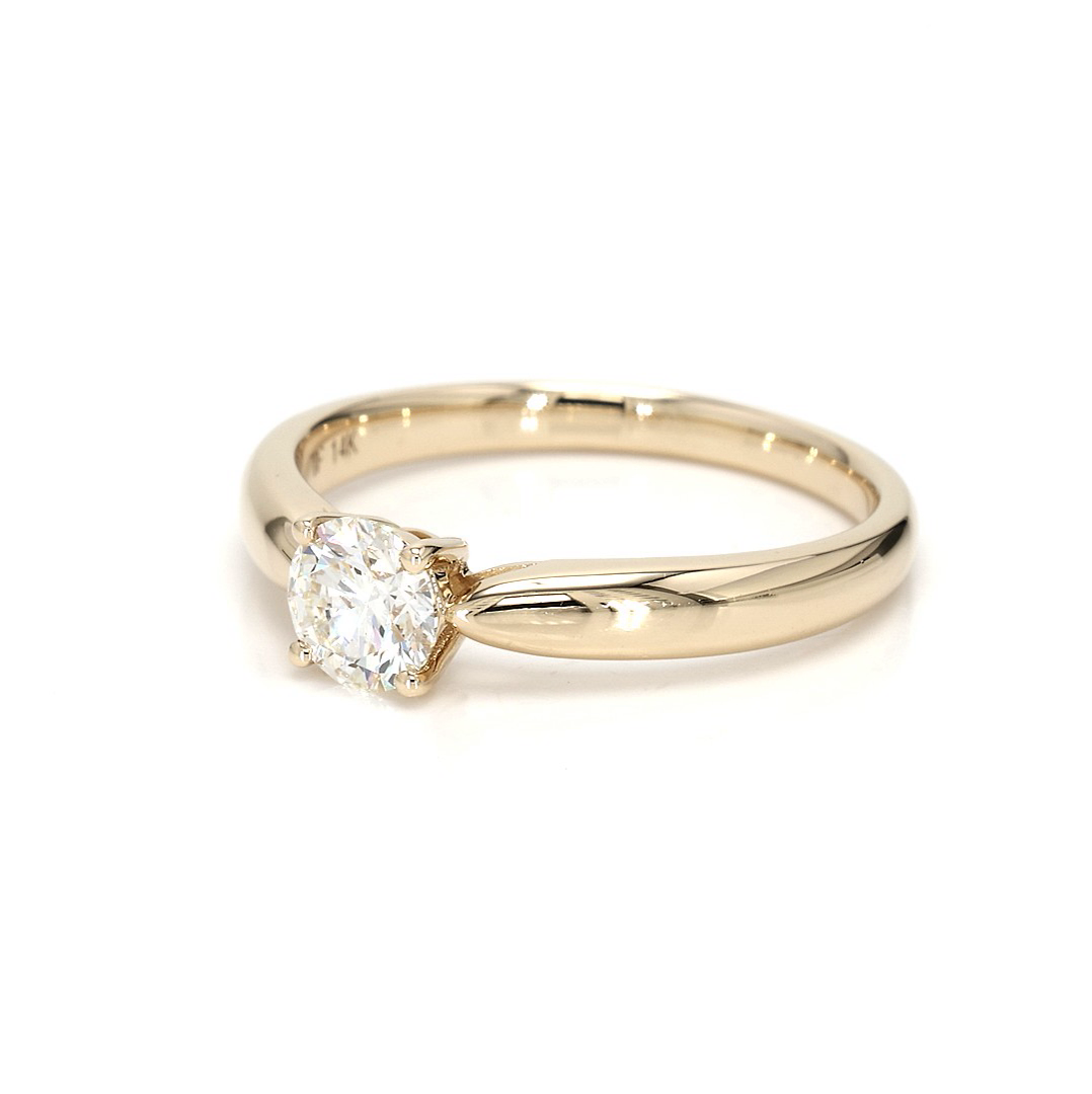 0.5ct Diane Size 6.5 Yellow Frame 1