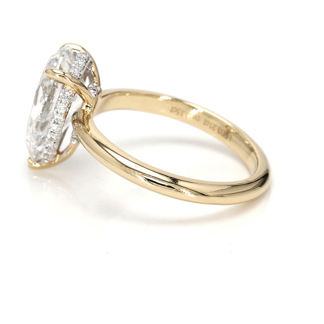 3.21ct Hailey Size 6.5 Yellow Frame 3