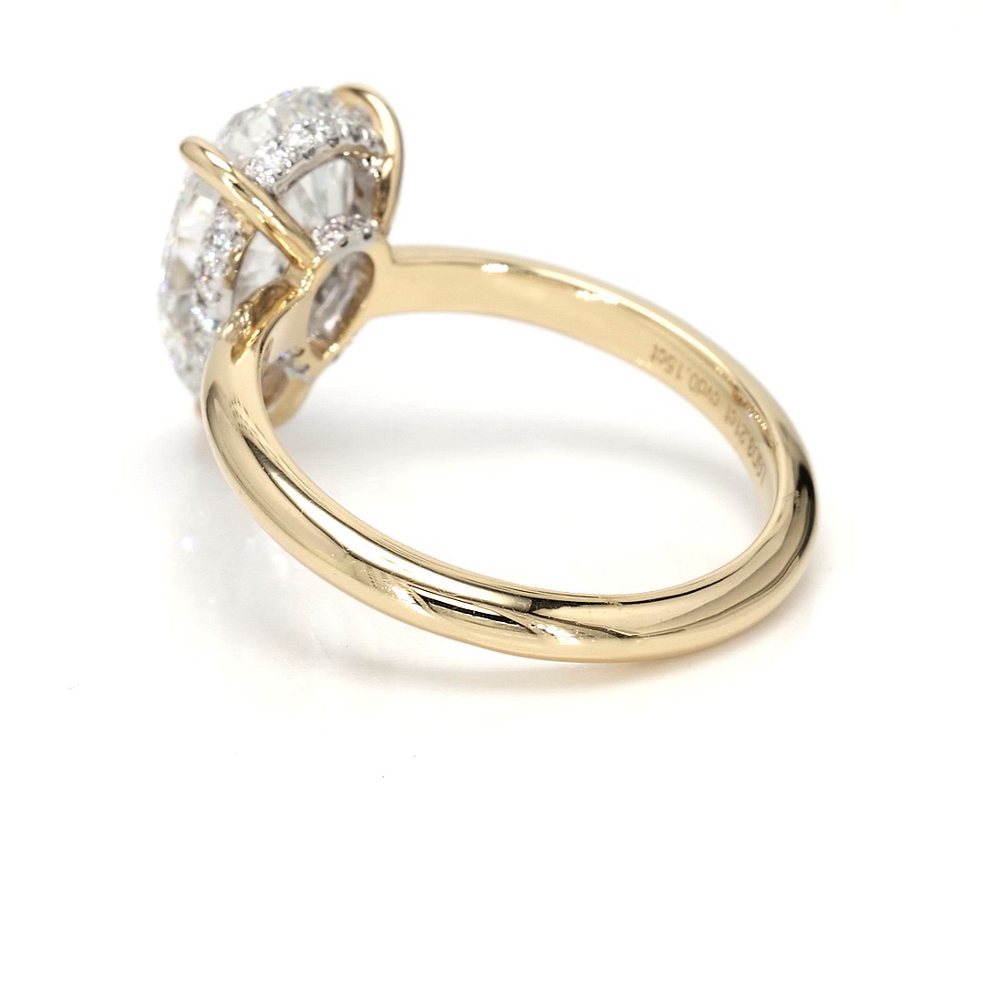 3.21ct Hailey Size 6.5 Yellow Frame 4