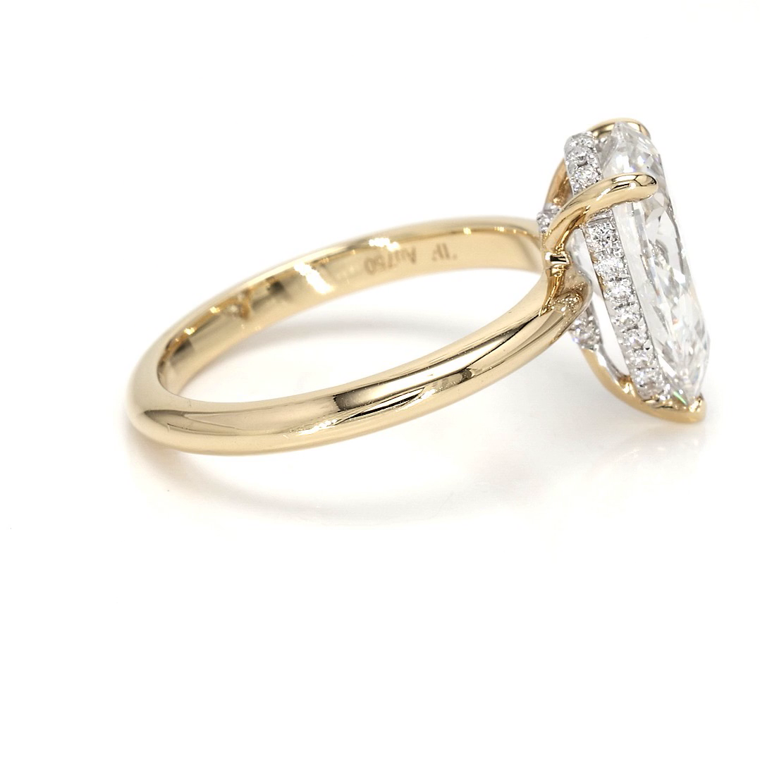 3.21ct Hailey Size 6.5 Yellow Frame 8