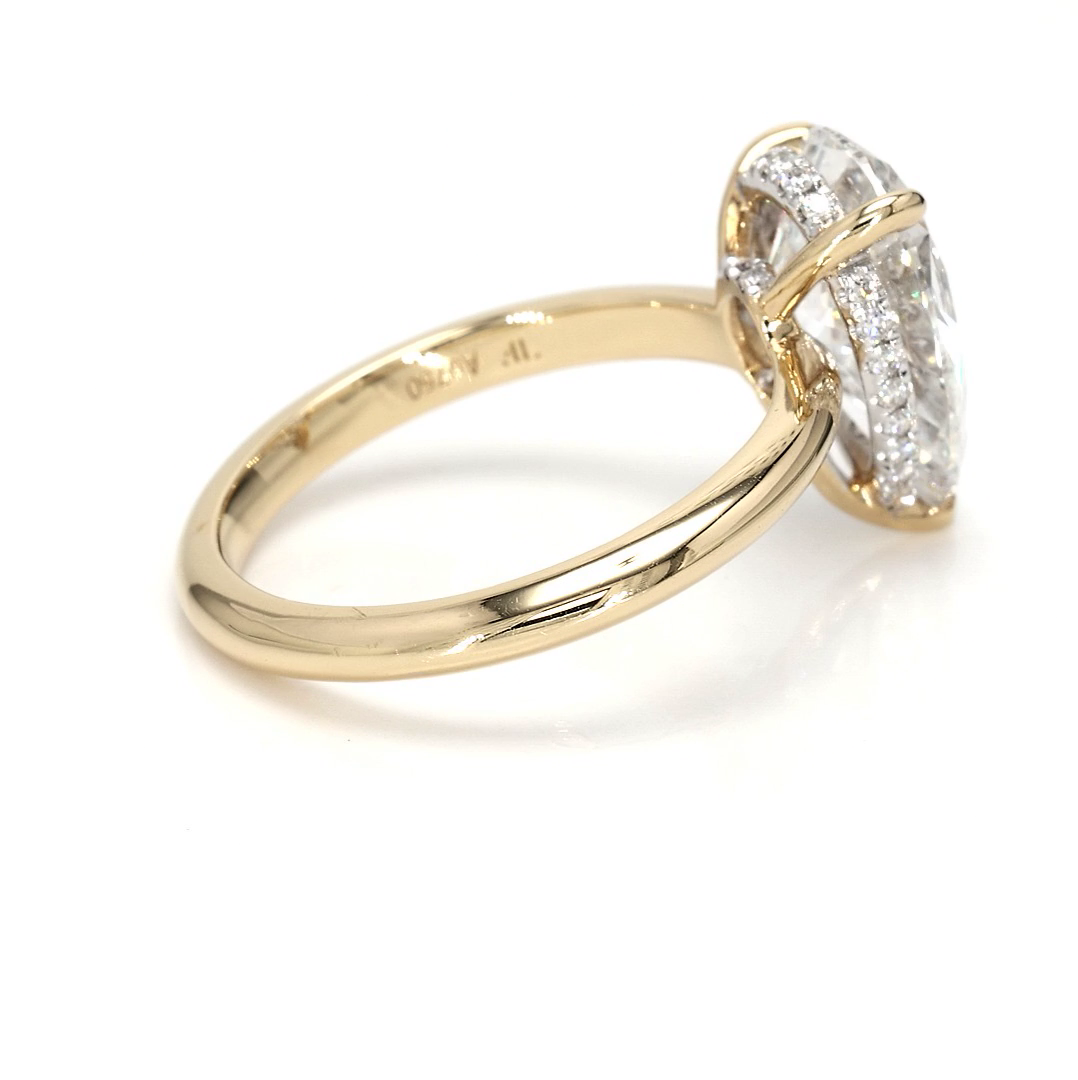 3.21ct Hailey Size 6.5 Yellow Frame 18