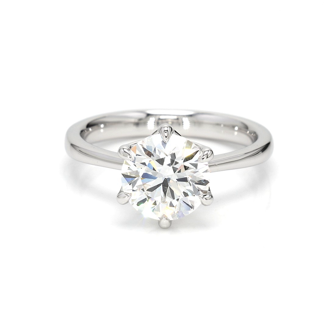2.08ct Fleur Size 6.5 White Frame 0