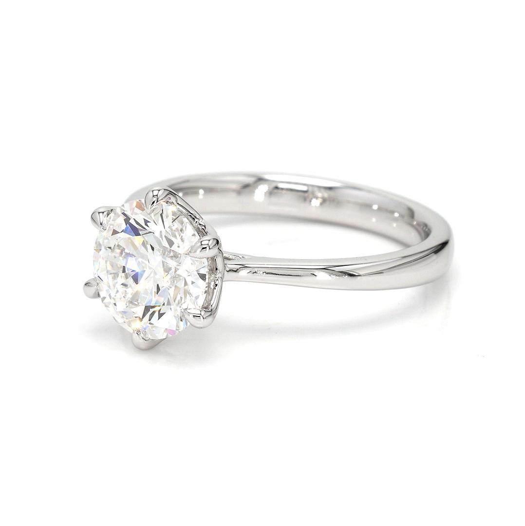 2.08ct Fleur Size 6.5 White Frame 1