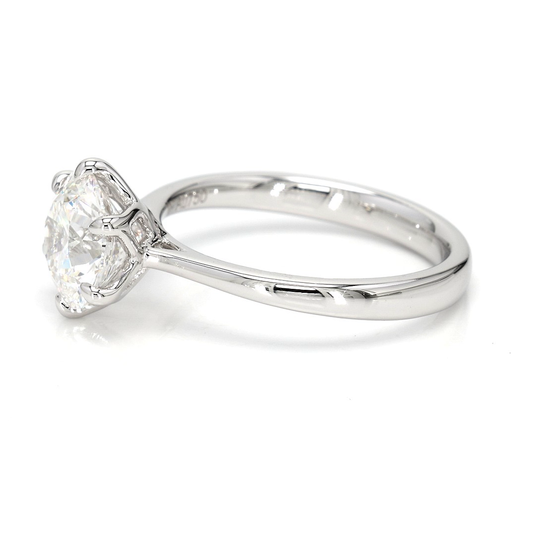2.08ct Fleur Size 6.5 White Frame 2