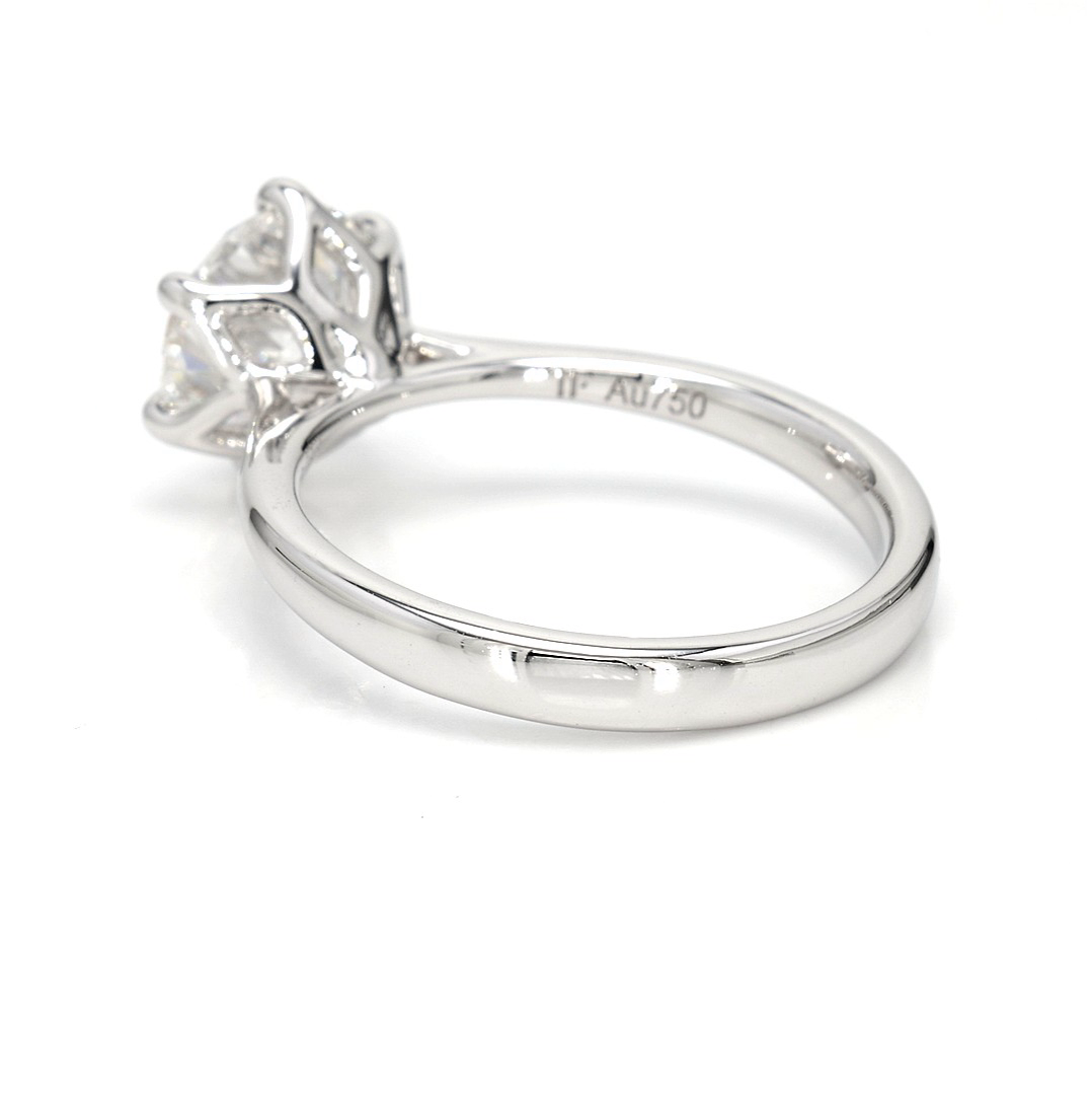 2.08ct Fleur Size 6.5 White Frame 4
