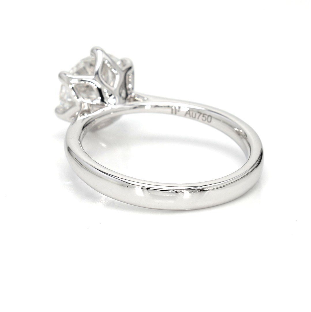 2.08ct Fleur Size 6.5 White Frame 15