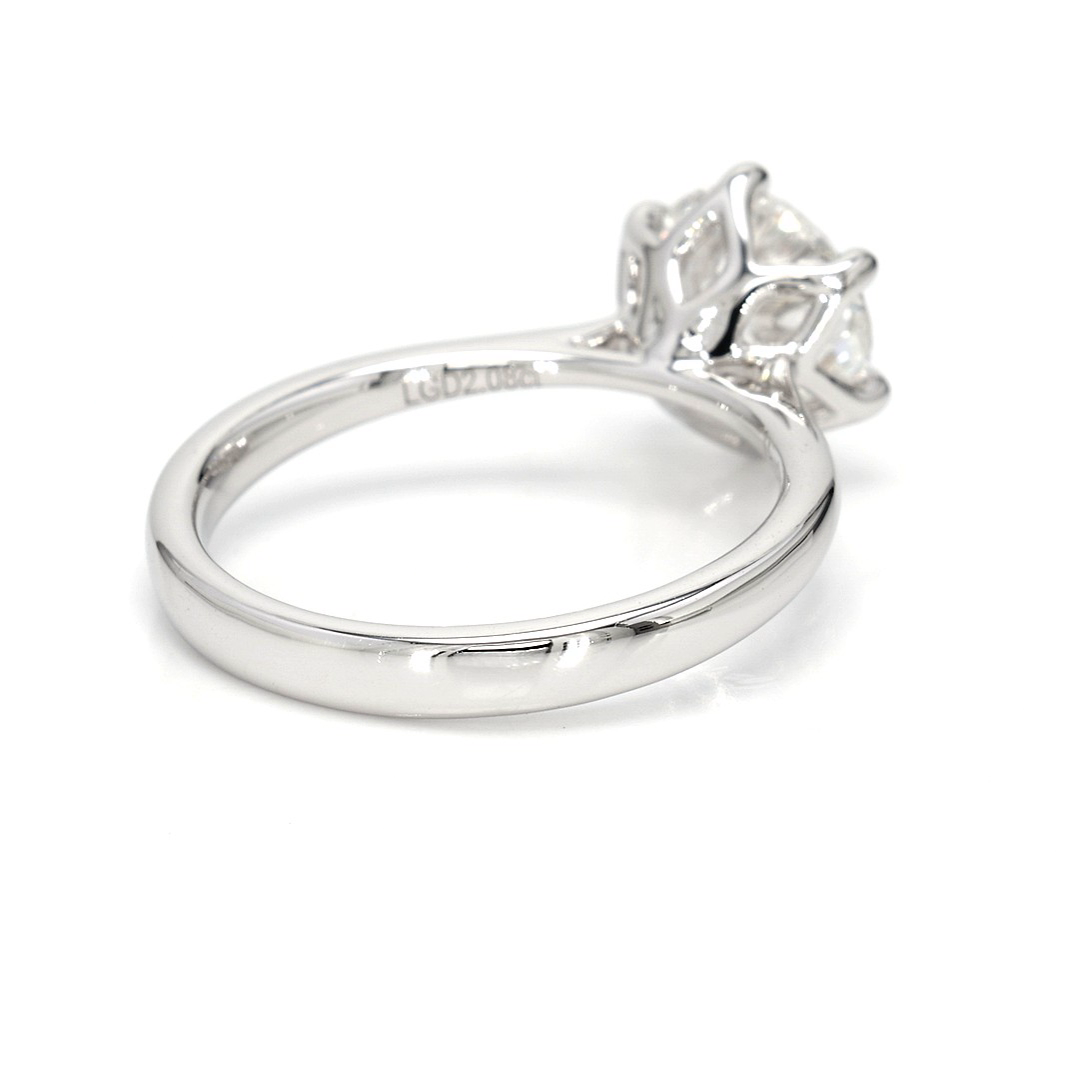 2.08ct Fleur Size 6.5 White Frame 17