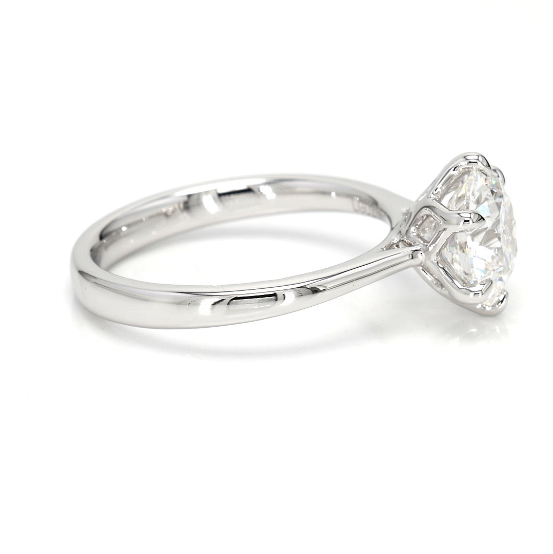 2.08ct Fleur Size 6.5 White Frame 19