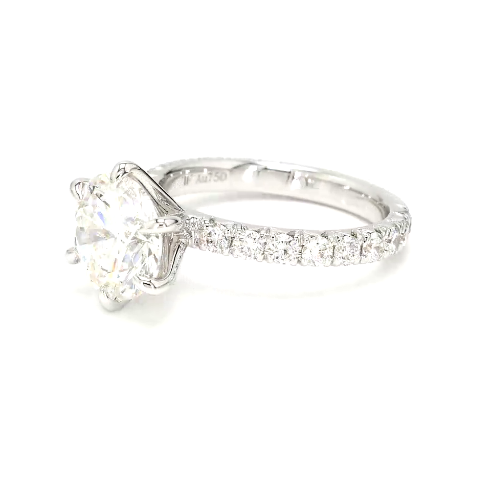 18K 2.94 ct F VS1 P177,551 White Frame 12
