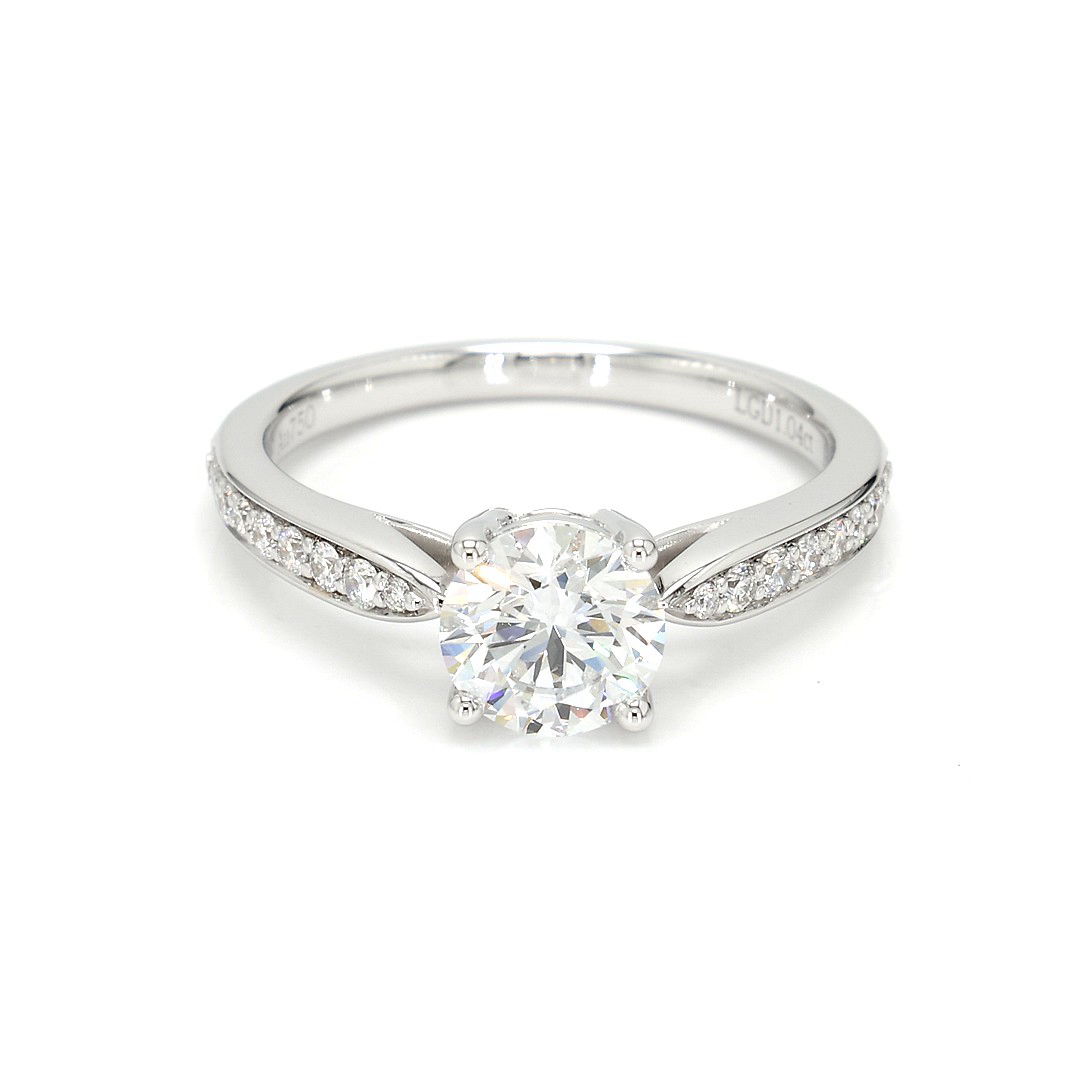 18K 1.04 ct E VVS2 P91,406 White Frame 0