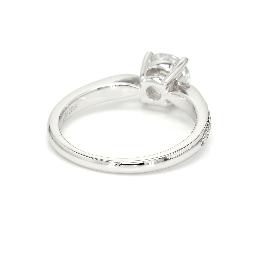 18K 1.04 ct E VVS2 P91,406 White Frame 6