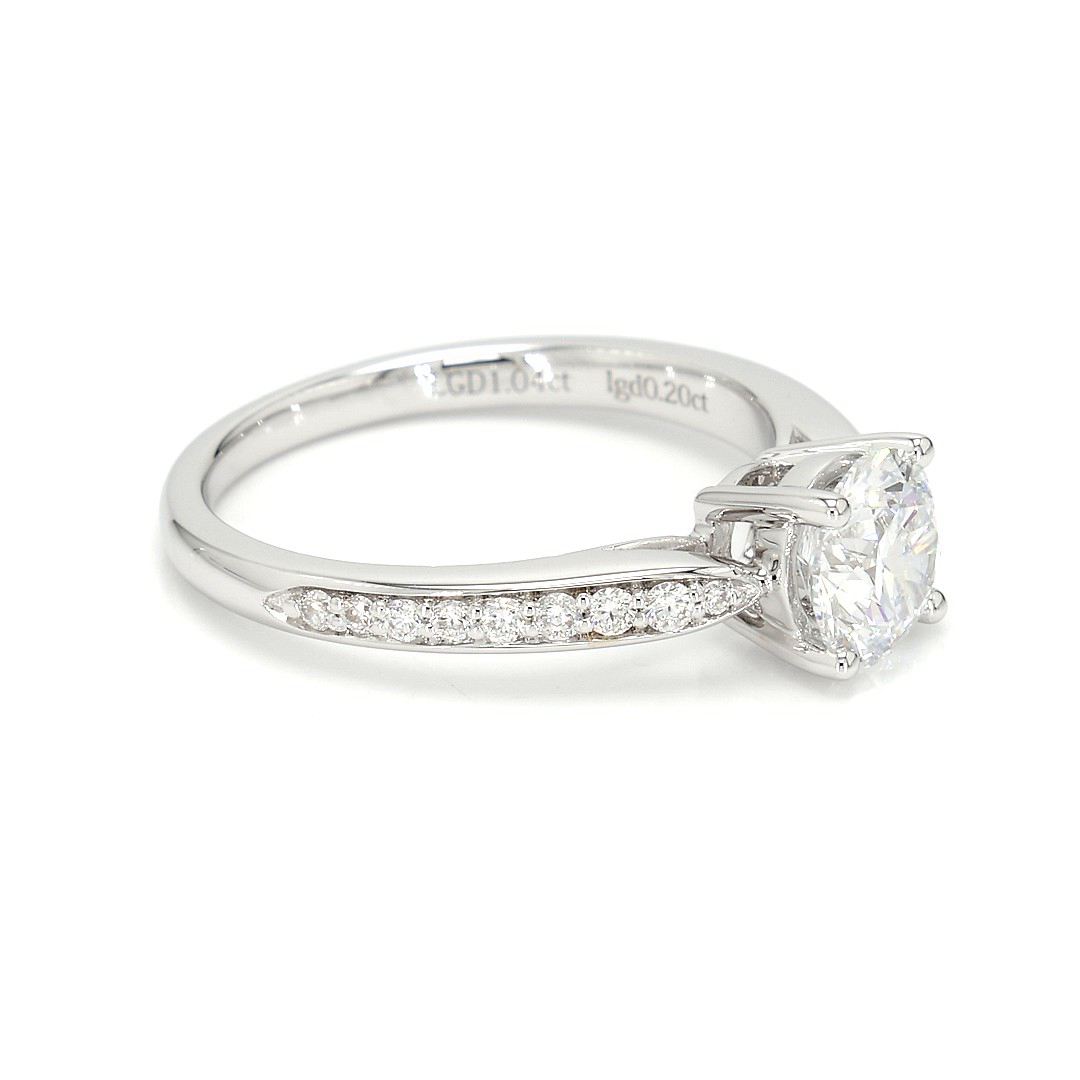 18K 1.04 ct E VVS2 P91,406 White Frame 9