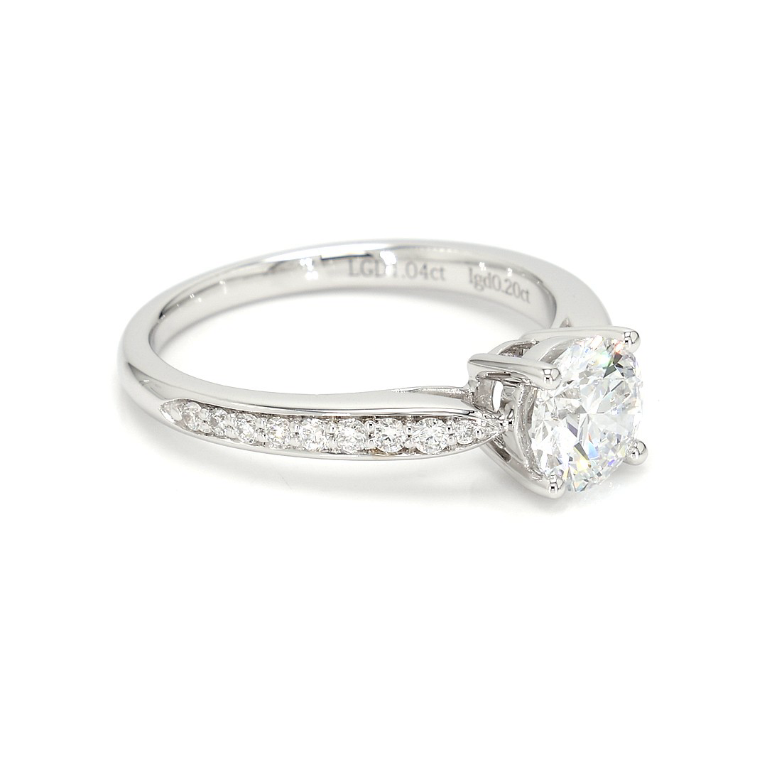 18K 1.04 ct E VVS2 P91,406 White Frame 20