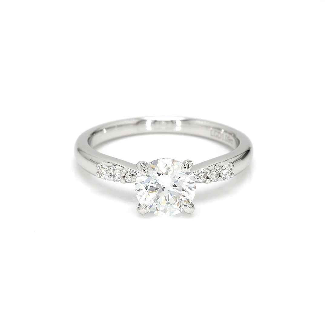 18K 1.09 ct E VVS2 P86,273 White Frame 0