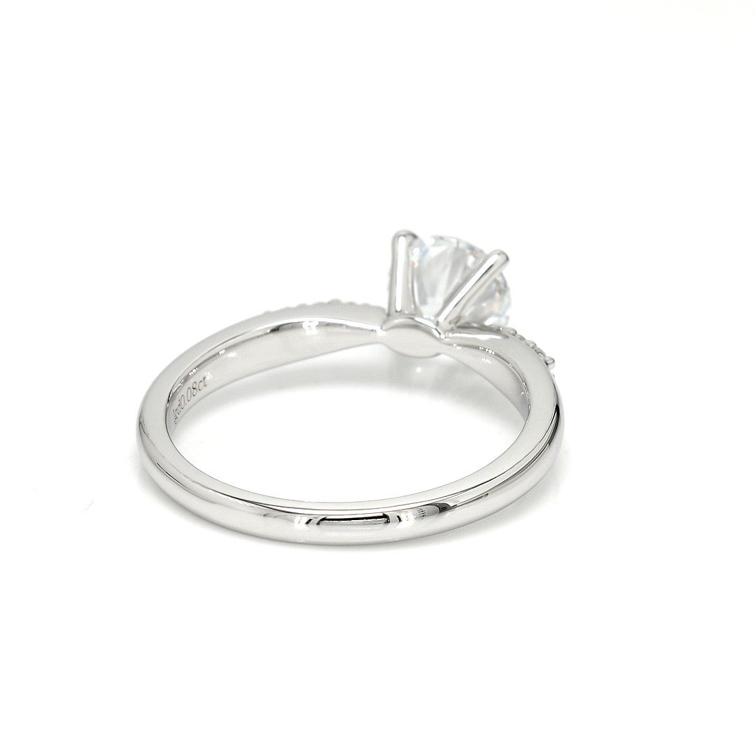 18K 1.09 ct E VVS2 P86,273 White Frame 6