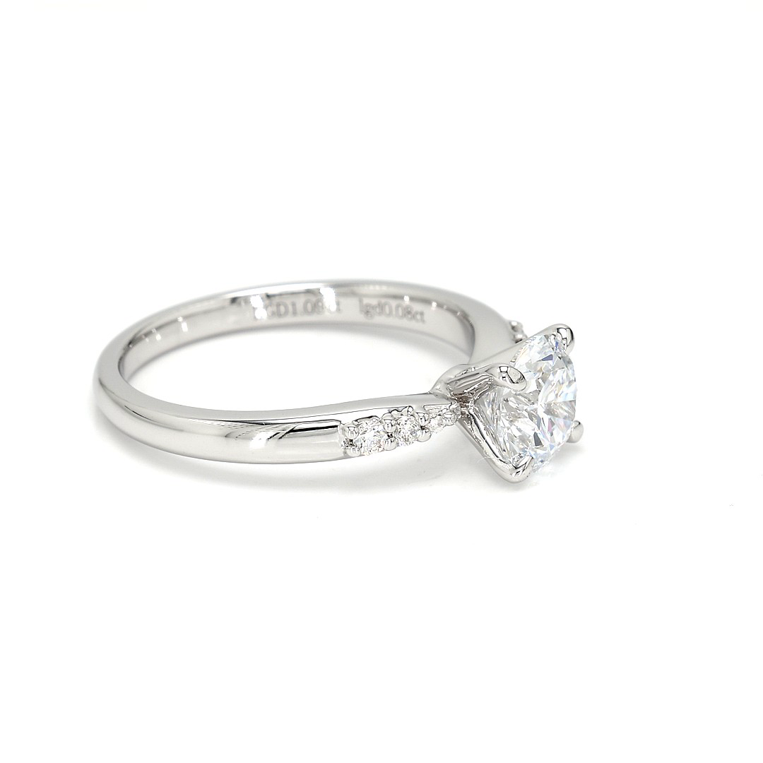 18K 1.09 ct E VVS2 P86,273 White Frame 9