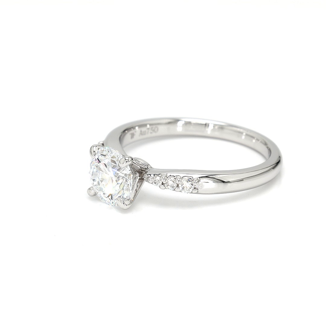 18K 1.09 ct E VVS2 P86,273 White Frame 12