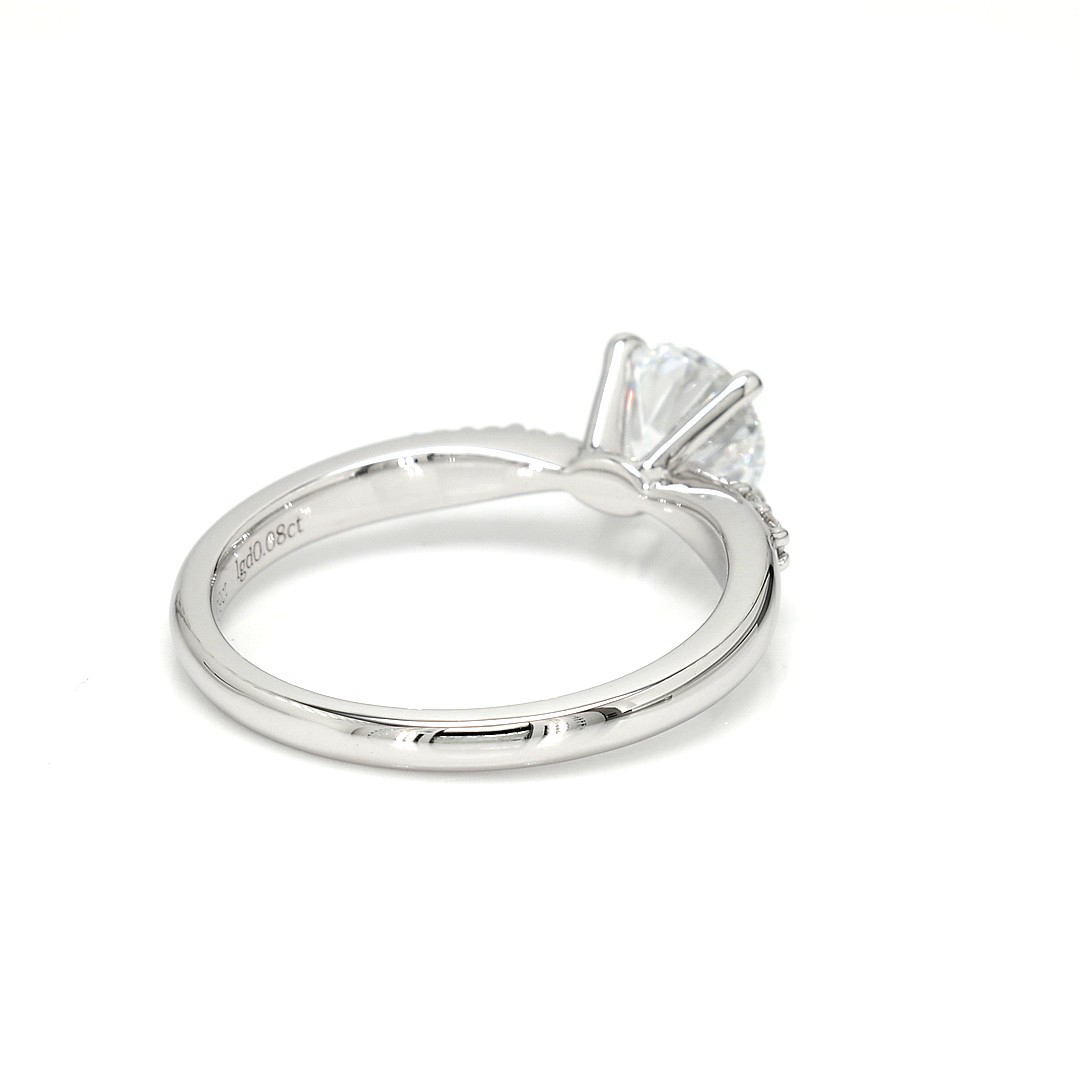 18K 1.09 ct E VVS2 P86,273 White Frame 17