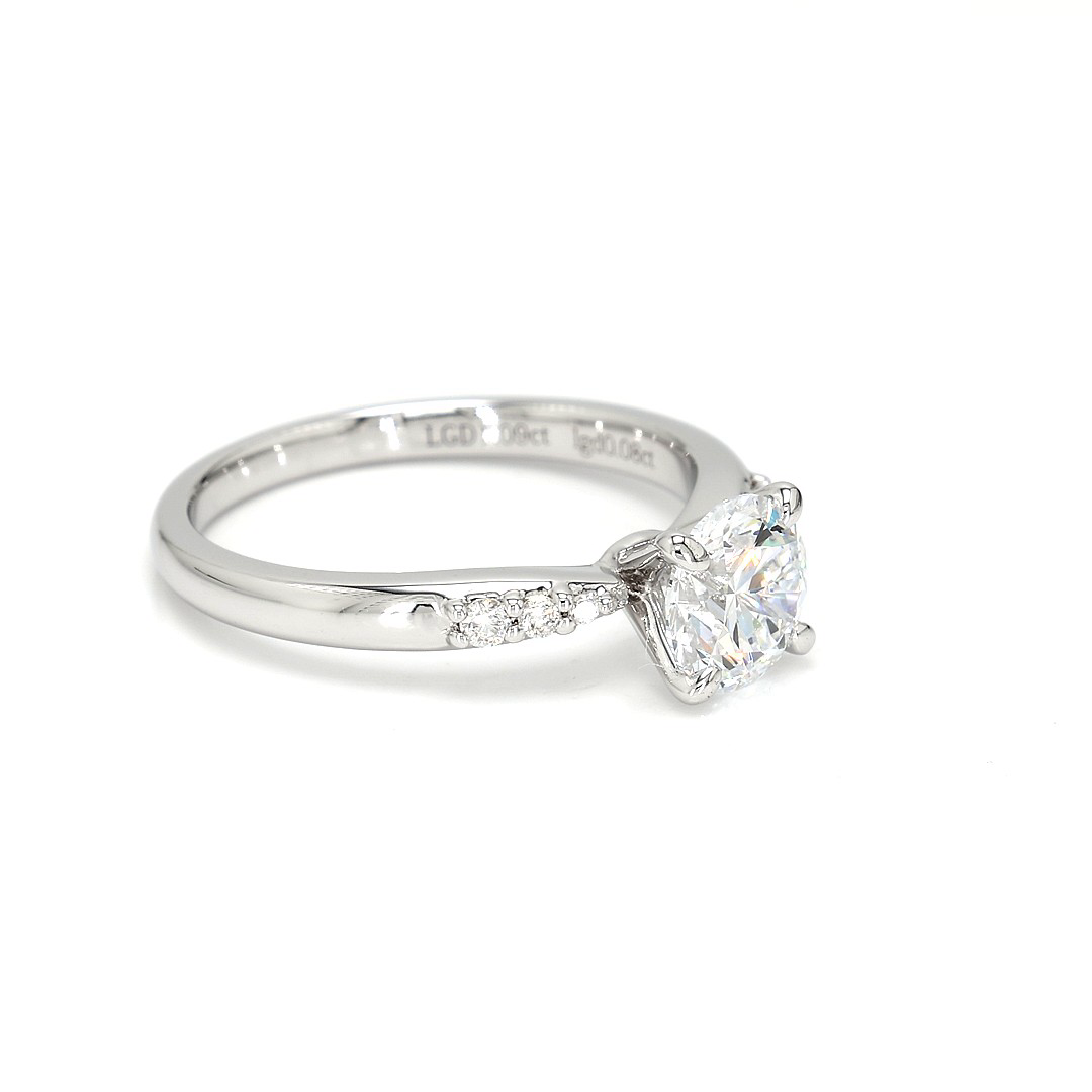 18K 1.09 ct E VVS2 P86,273 White Frame 20