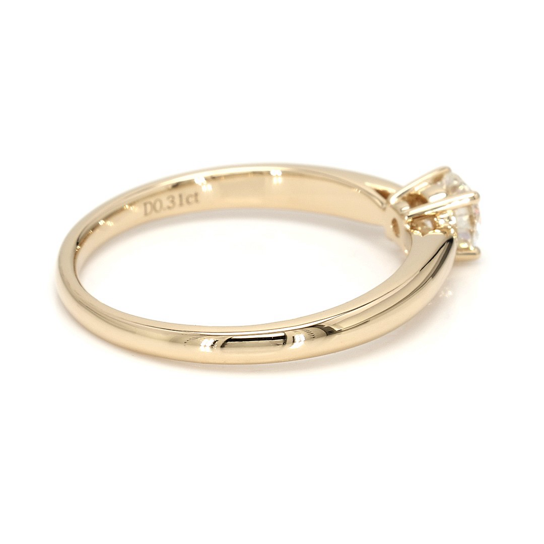 18K 0.31 ct I VS1 P53,923 Yellow Frame 18