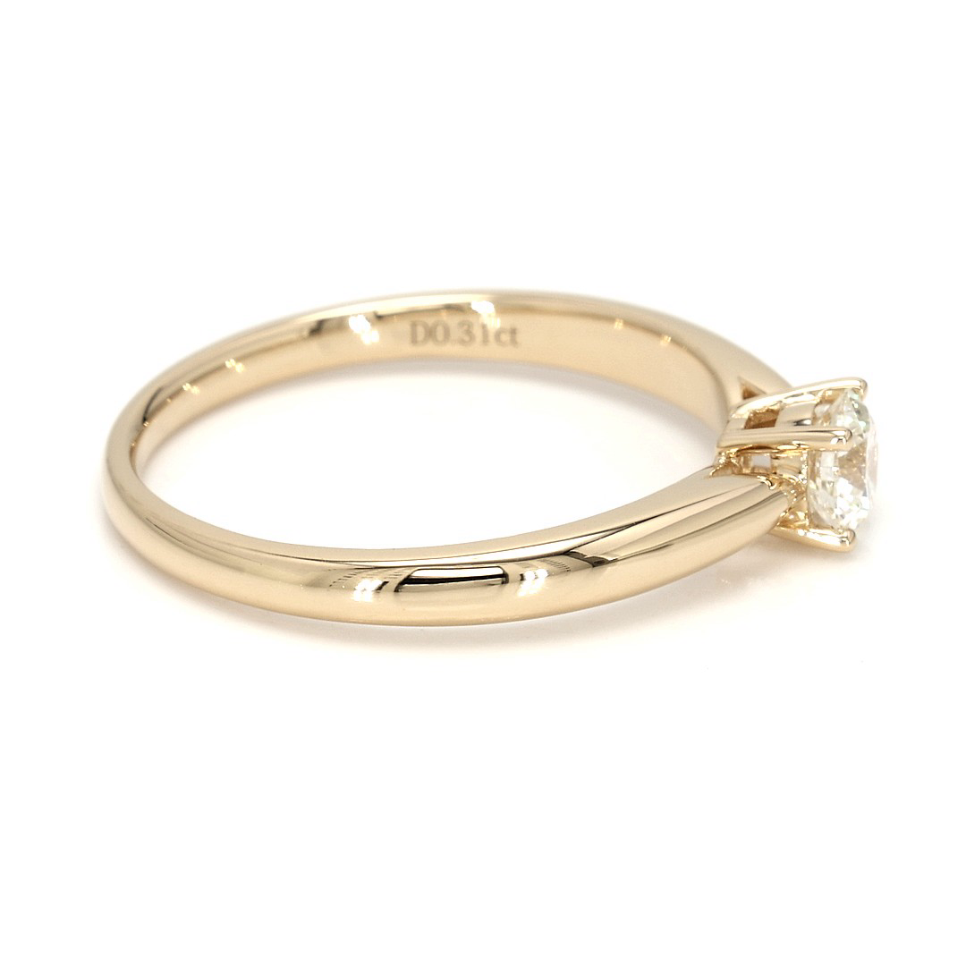 18K 0.31 ct I VS1 P53,923 Yellow Frame 19