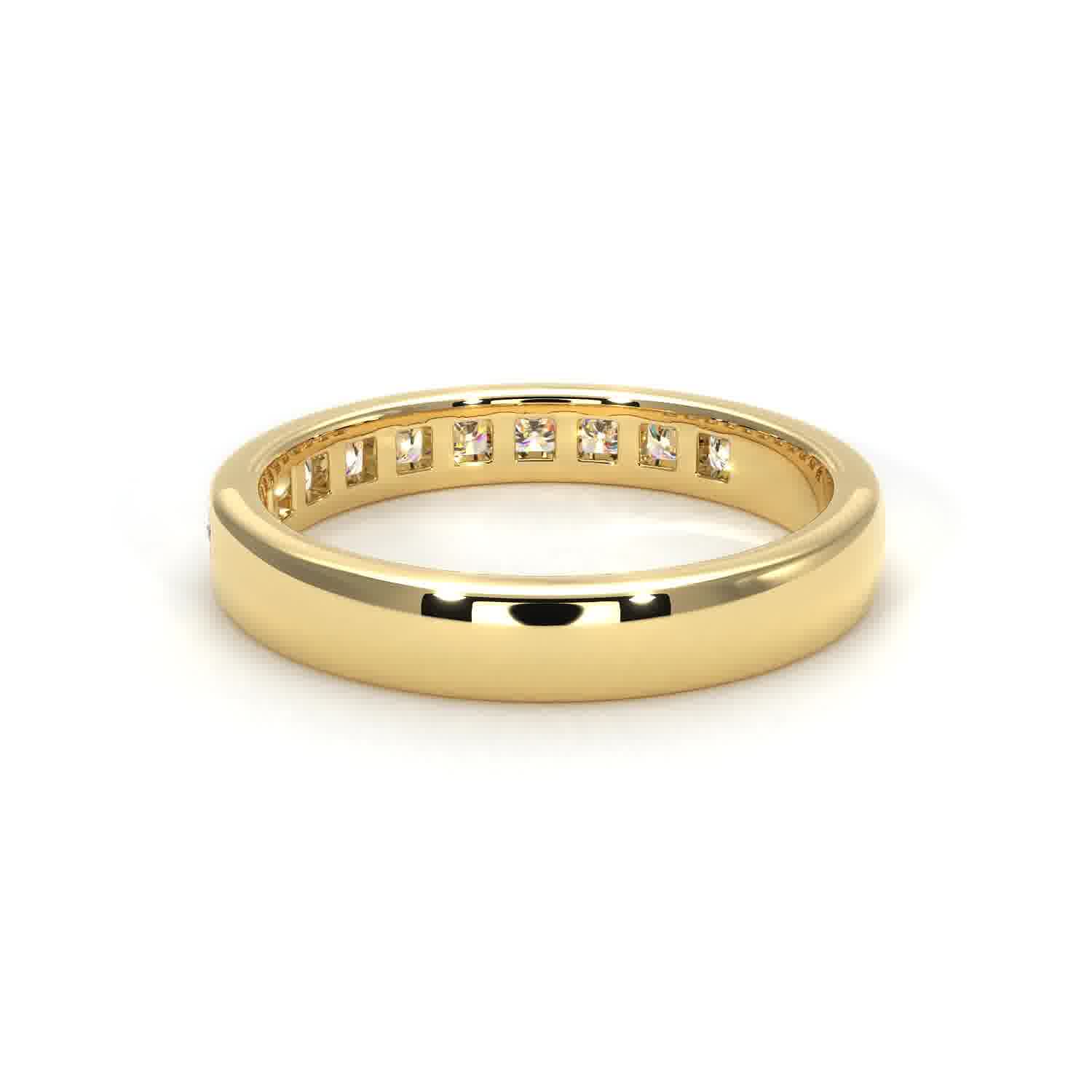 Channel - Lab Grown Yellow Gold