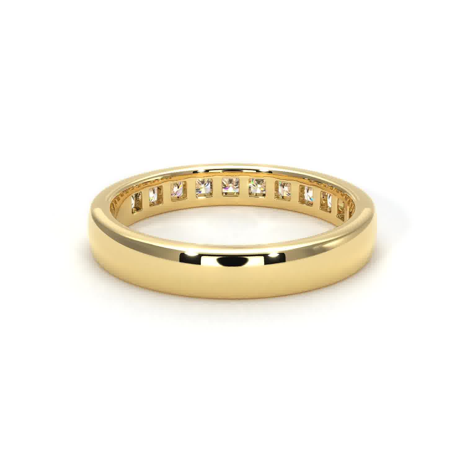 Channel - Lab Grown Yellow Gold