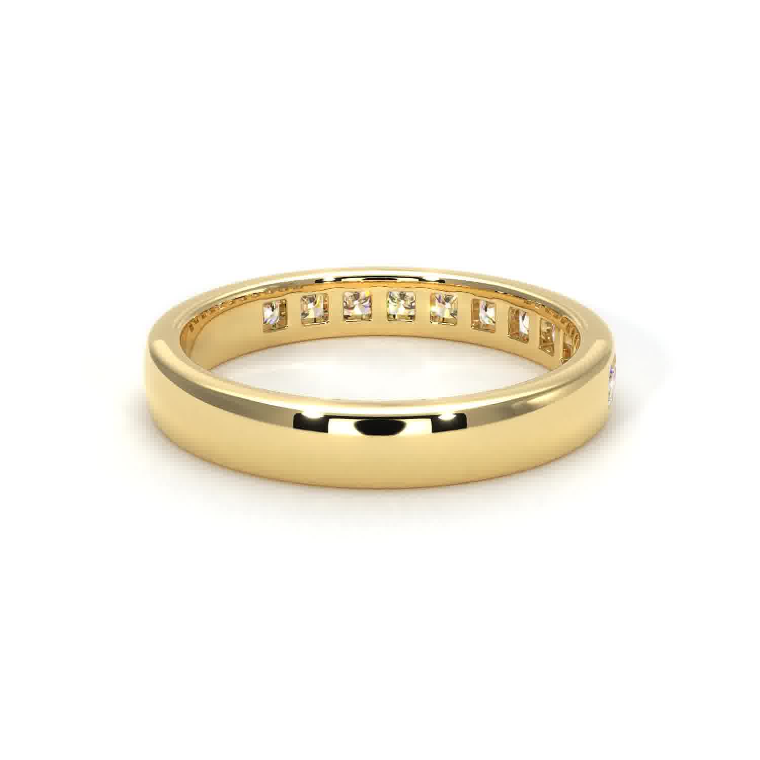 Channel - Lab Grown Yellow Gold
